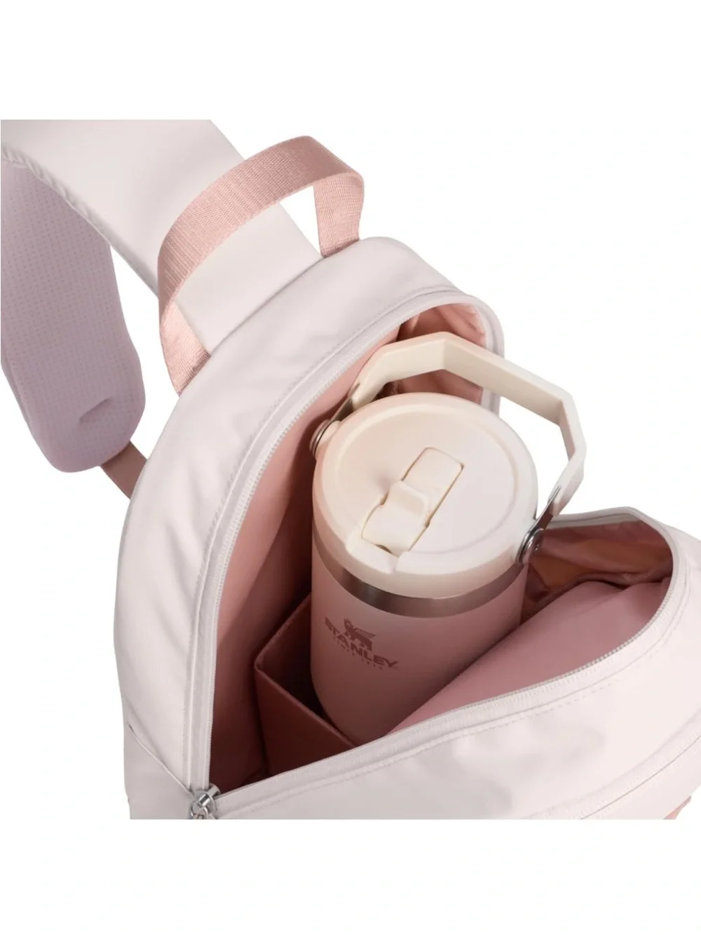 Stanley Rose Quartz Pink Vitalize Crossbody Sling Bag & Adjustable Strap - New
